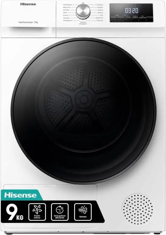 Hisense Asciugatrice Ion Tech 9Kg