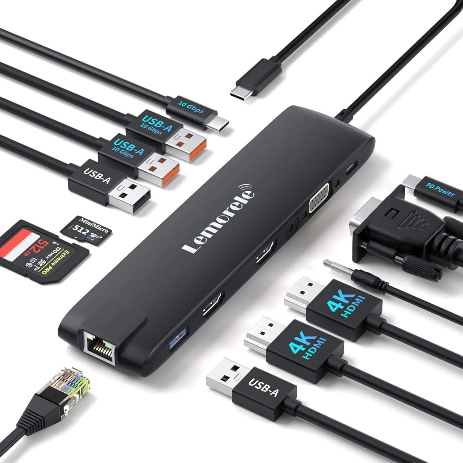 Hub USB-C con Power Delivery: L'organizzazione che fa la differenza