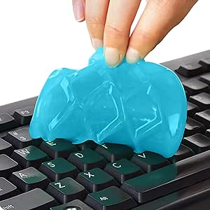 ULTRICS Gel Pulizia Tastiera, Riutilizzabile Ecologico Pulizia Interni Auto Gel, Universale Polvere Detergente Ideale per PC Calcolatrici Stampante Macchina Fotografica Laptop Sfiato dell'automobile