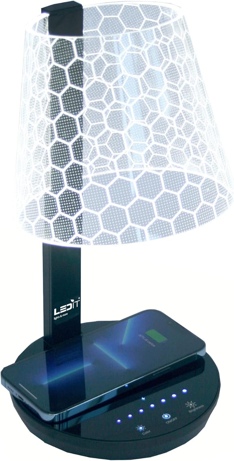 Lampada da scrivania smart con ricarica wireless: La luce perfetta, senza fili