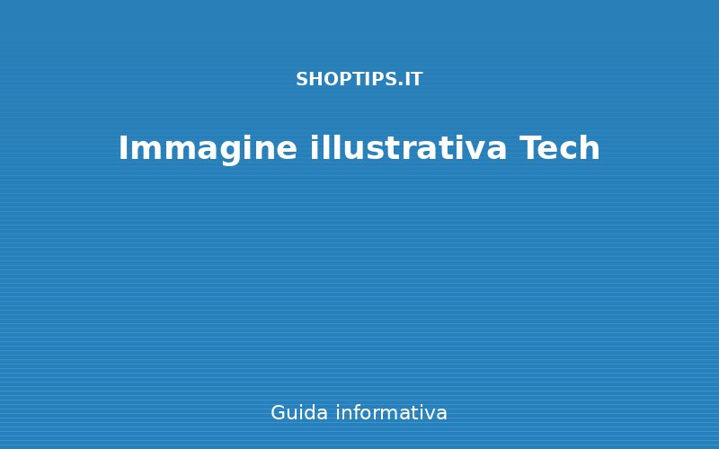 Immagine Tech - Shoptips.it