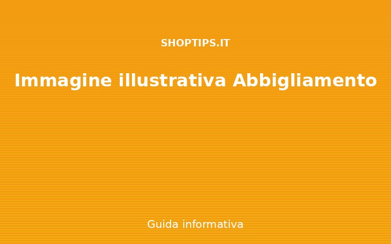 Immagine Abbigliamento - Shoptips.it