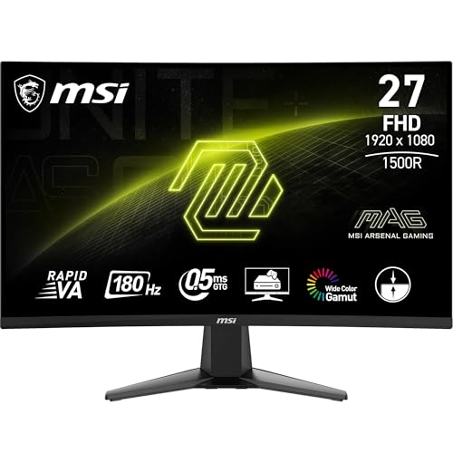 Migliori Monitor Curvi per Gaming e Produttività - MSI Curved Gaming Monitor - Shoptips.it