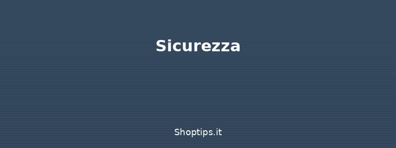 Sicurezza