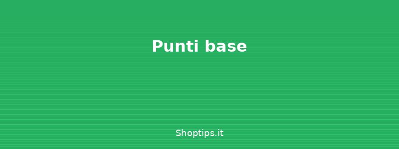 Punti base - Cucito base: punti, tessuti e  - Shoptips.it