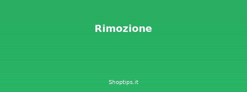 Rimozione - Carta da parati: posa, manuten - Shoptips.it