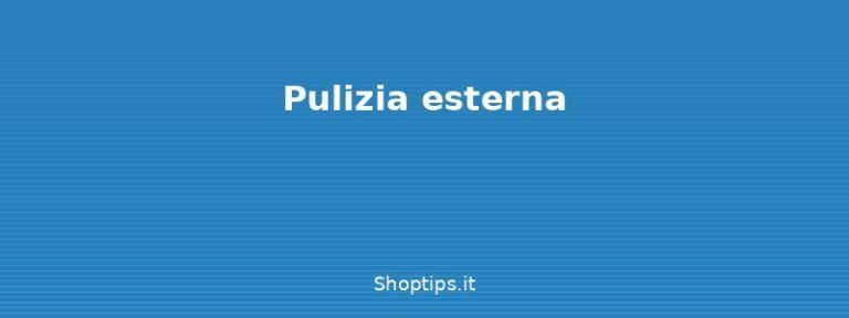 Pulizia esterna - Pulizia del computer: manutenz - Shoptips.it