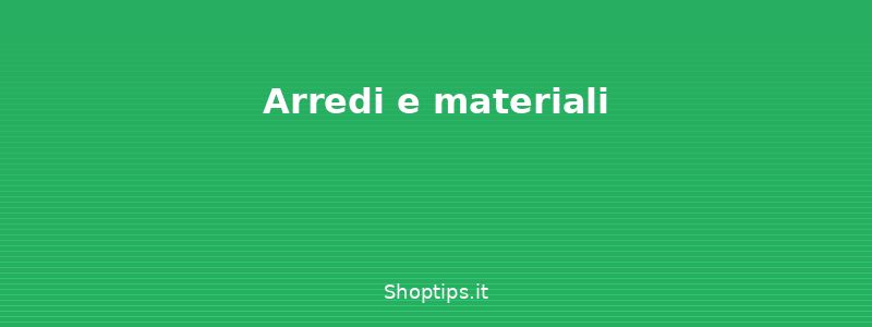 Arredi e materiali - Come arredare il balcone o il - Shoptips.it