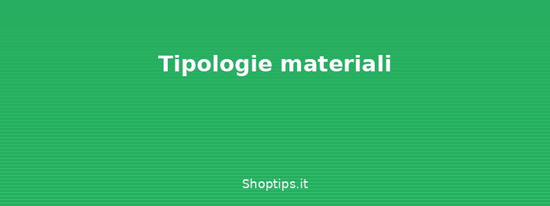 Tipologie materiali - Grondaie e pluviali: pulizia, - Shoptips.it