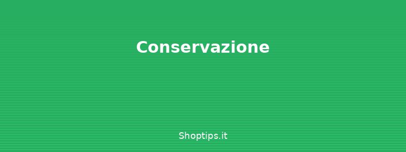 Conservazione - Organizzare la spesa intellige - Shoptips.it