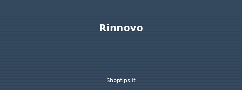 Rinnovo - Patente di guida: rinnovo, rev - Shoptips.it