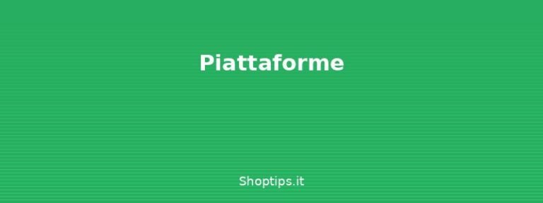 Piattaforme - Vendere online l'usato: piatta - Shoptips.it