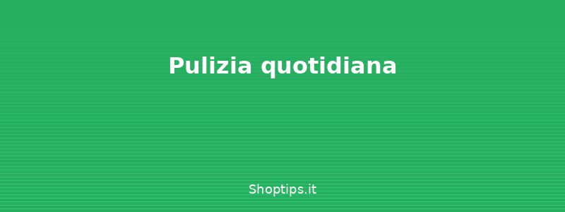 Pulizia quotidiana - Parquet: pulizia, manutenzione - Shoptips.it