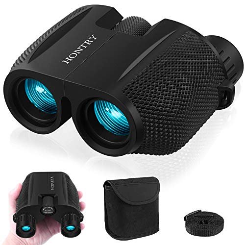 Hontry 10x25 Binocolo Compatto per Bambini e Adulti
