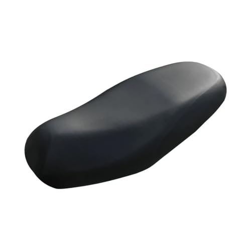 DULFAX Coprisella Moto Universale, Coprisella Scooter, Copri Sella Moto Impermeabile, Coprisella per Moto in Pelle Nero Elasticizzato
