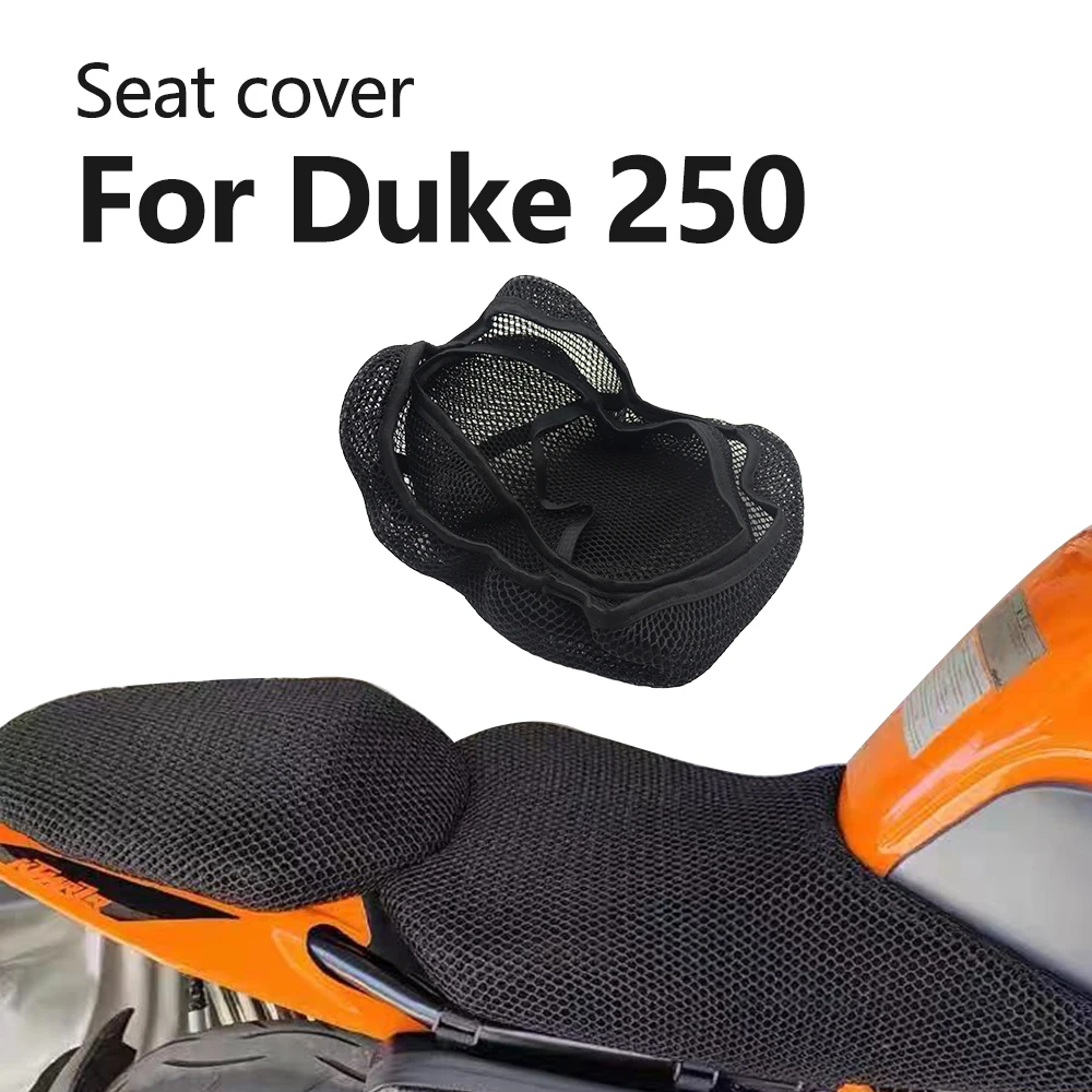 Accessori per Moto Duke 250, Coprisella in Tessuto a Rete 3D Traspirante e Impermeabile