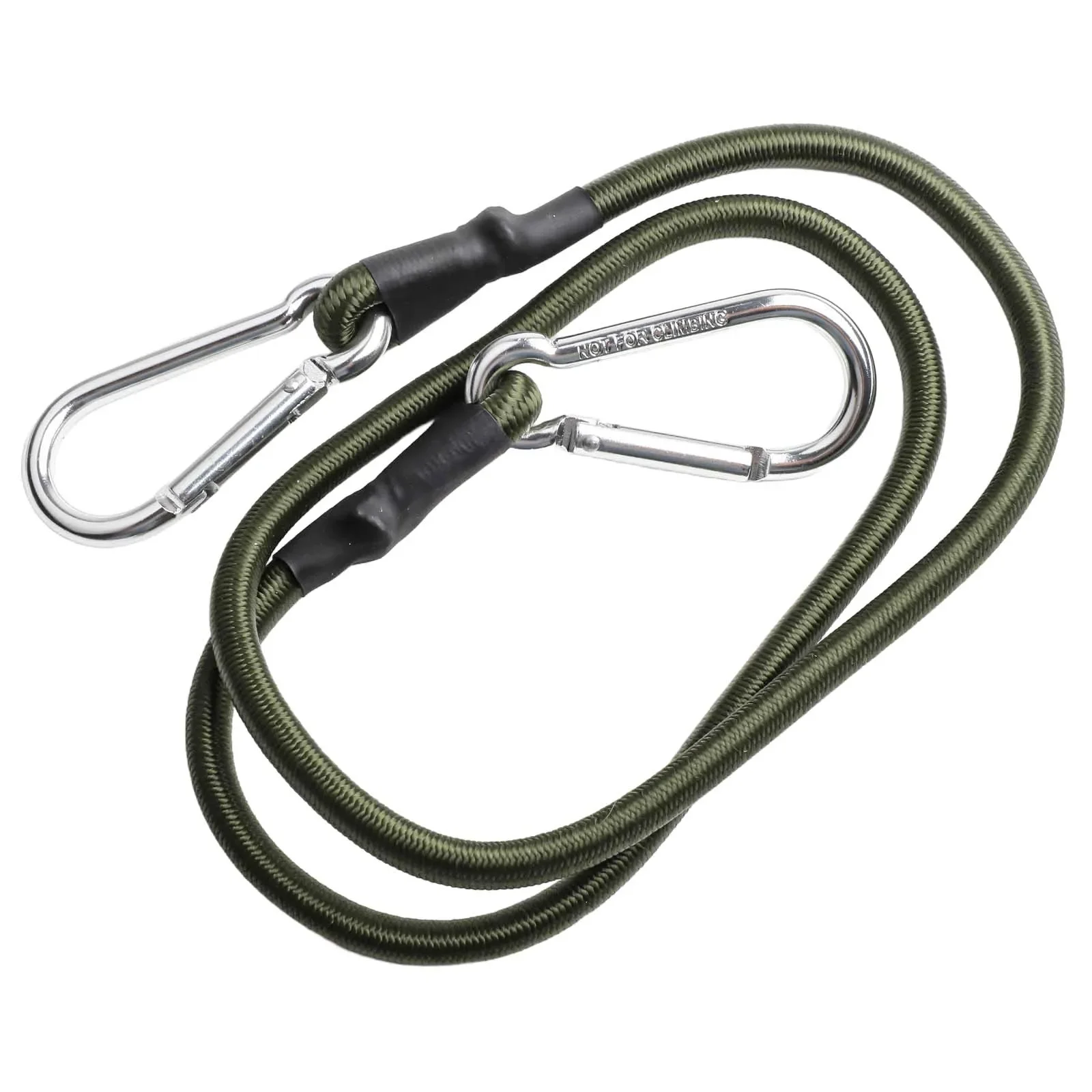 1pc Moschettone Bungee Cord Ganci in metallo 30/60/90/120cm Moschettone Bungee Cavi da campeggio Moschettone Gancio Cavi Strap-Bungie Elastico