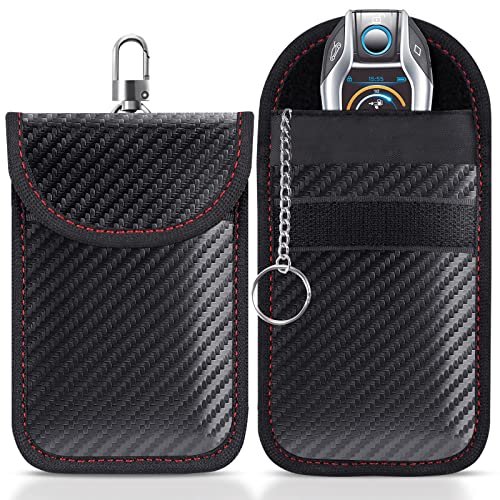 Portachiavi Auto Antifurto per Auto Protezione chiave auto Custodia Keyless 2 Pack Portachiavi RFID Keyless Schermatura Chiave keyless Custodia chiave Auto Key Safe