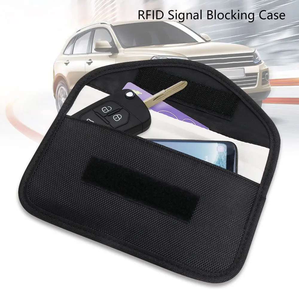 Nuova Borsa Bloccante Segnale RFID Senza Chiave, Custodia Blocco Segnale per Telecomando Auto, Gabbia di Faraday Universale