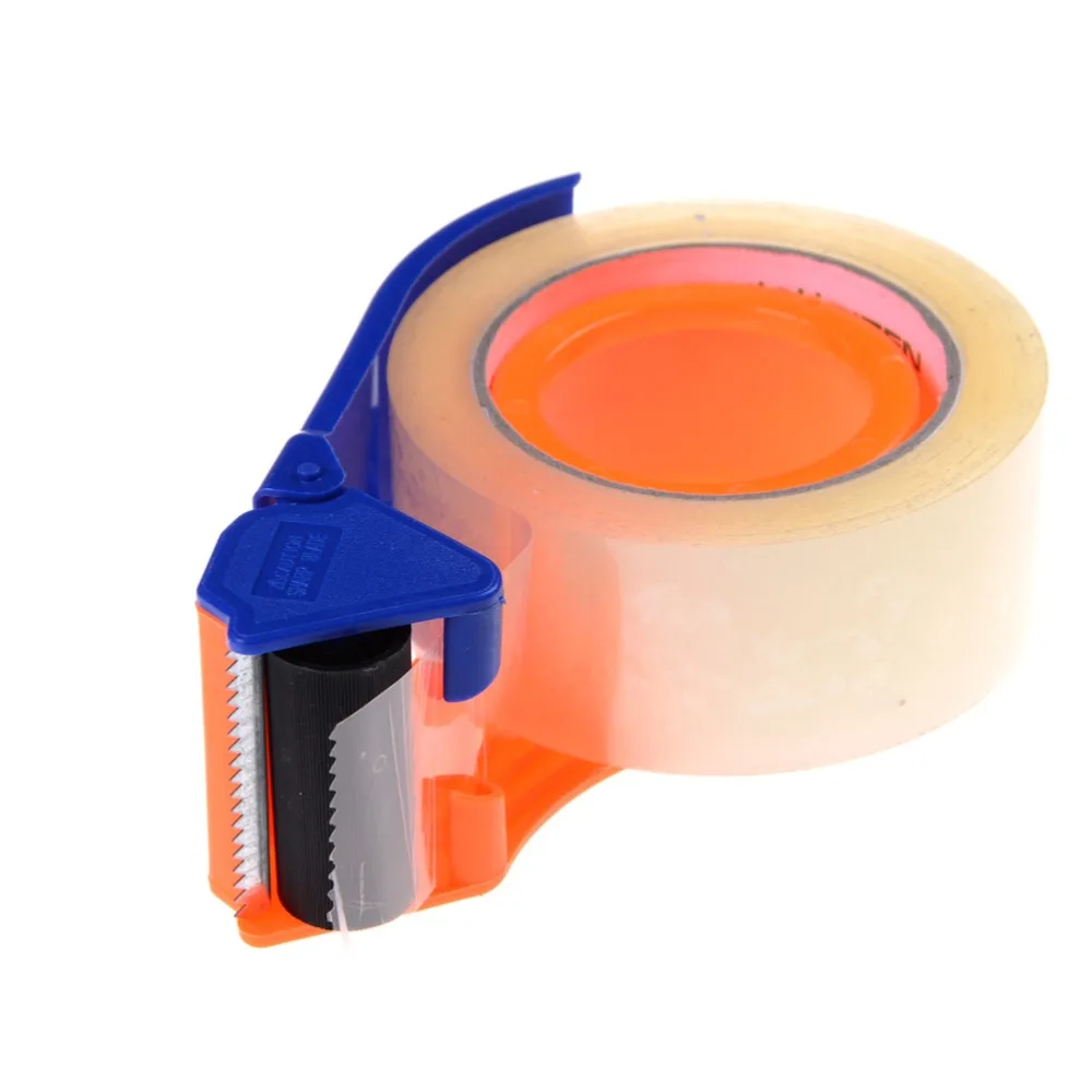 1 pz taglierina a nastro Dispenser sigillatura imballaggio pacco rullo di plastica 2 "larghezza taglierina a nastro Dispenser a prezzi accessibili