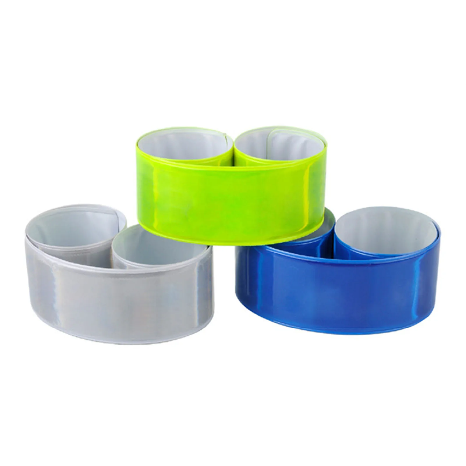 1Pc ciclismo nastro riflettente per polso braccio caviglia gamba strisce di sicurezza braccialetto di avvertimento Outdoor Running Fishing fluorescente Band