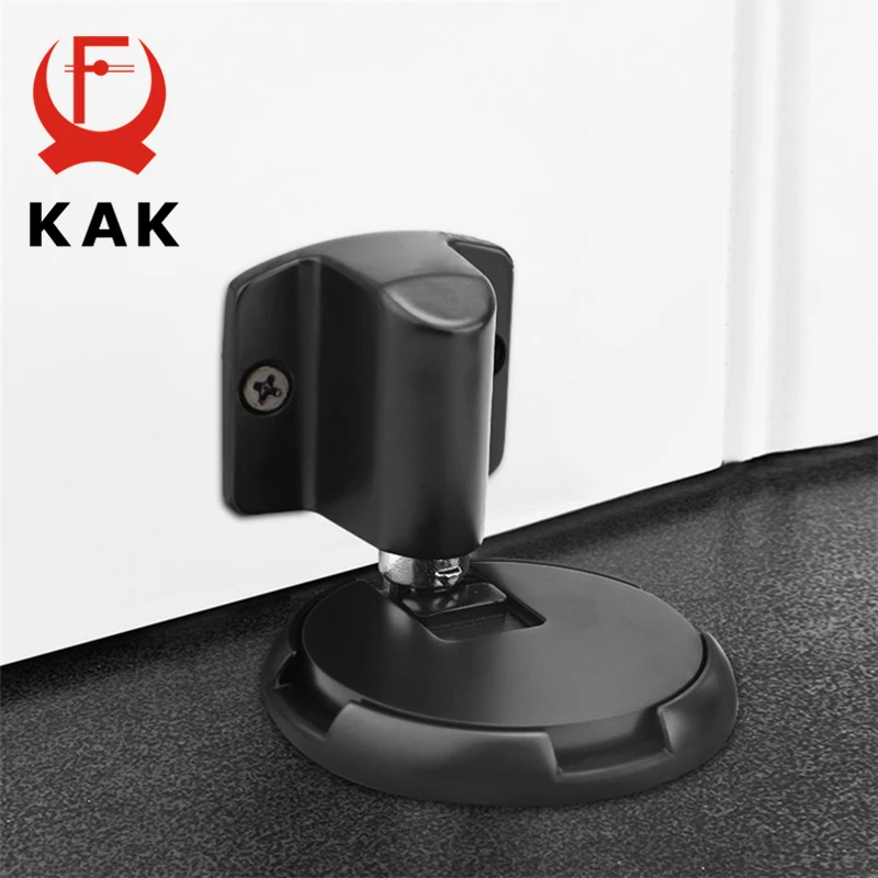 KAK Heavy Duty fermaporta magnetico fermaporta meccanico supporto per porta regolabile adesivo Non perforante Hardware per porta di mobili