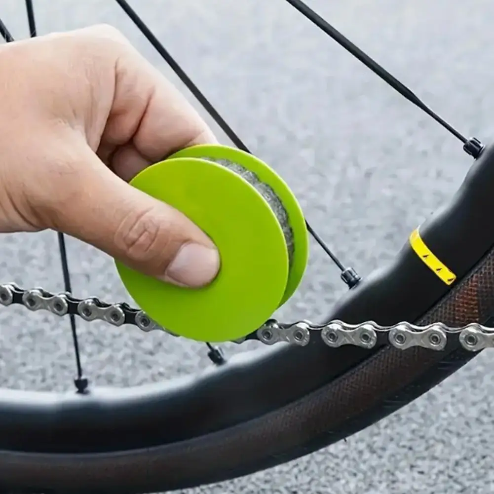 Lubrificatore per Catena Bici, Rullo per Pulizia Catene, Strumento di Manutenzione Biciclette, Accessori per Ciclismo