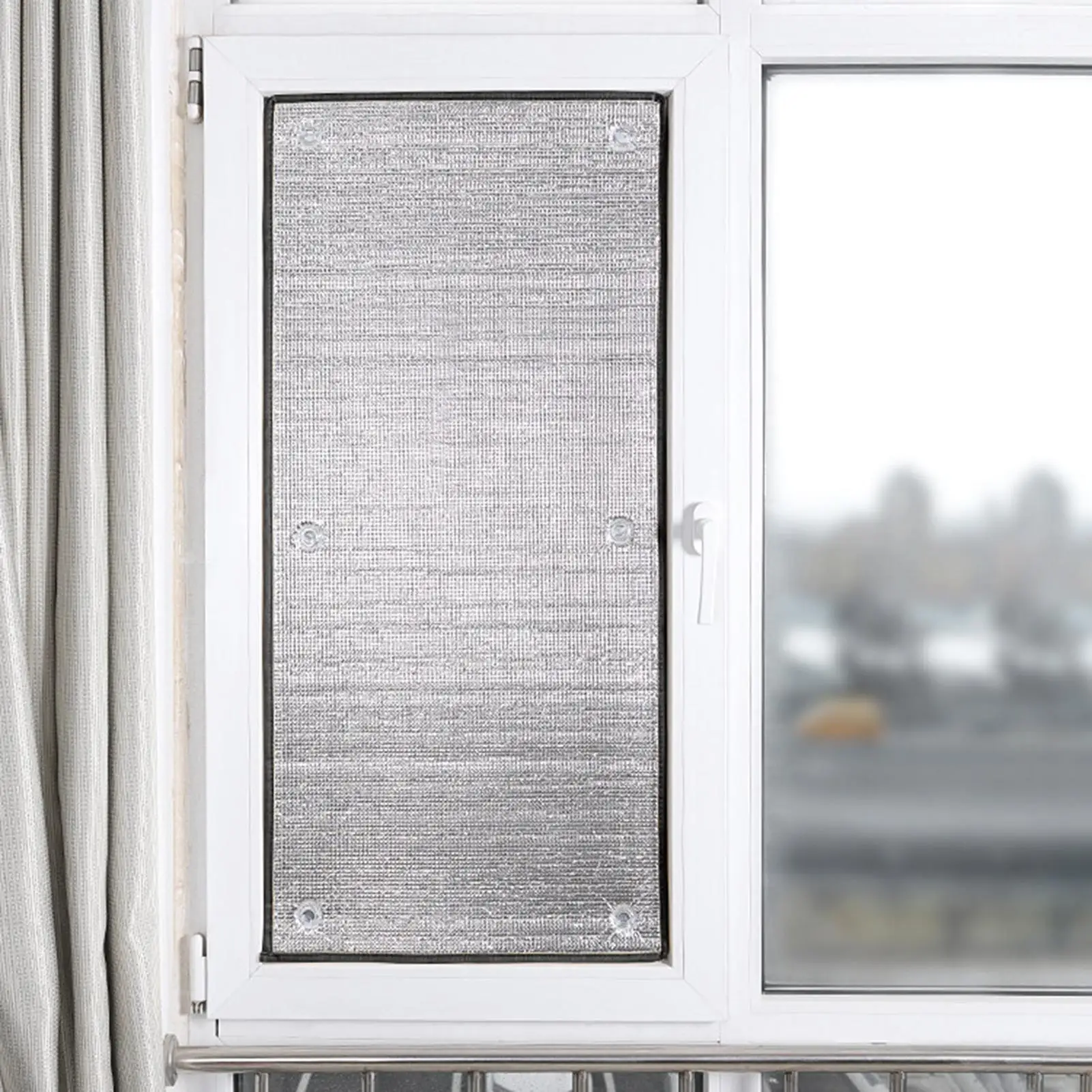 Pellicola per Finestre Anti-UV Riutilizzabile, Oscurante e Protettiva per la Privacy, Isolante Termico per Casa, Ufficio e Camera da Letto
