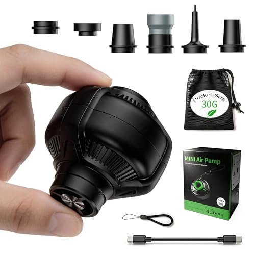Origem Mini Pompa Elettrica 30g 4,5 kPa USB-C per Materasso Gonfiabile