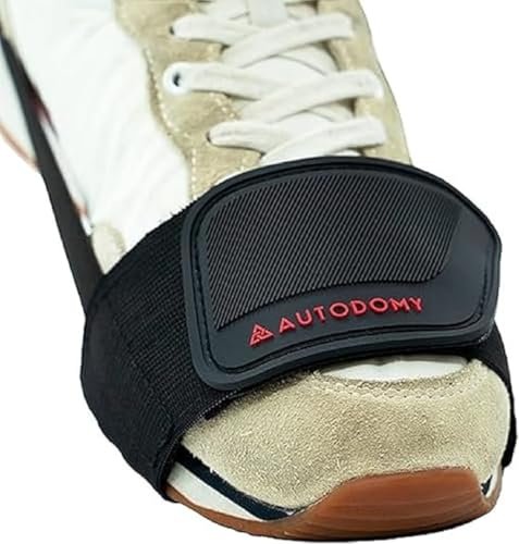 Autodomy Protezione Scarpe Moto Leva Cambio Copriscarpe Motociclo Quad ATV | Proteggi Scarpe Moto é Antiscivolo | Copri Scarpa Cambio Valido Per Tutte le Scarpe V1