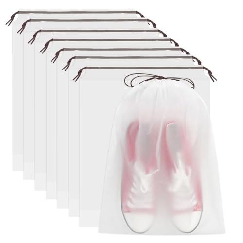 8 Pz Sacca Porta Scarpe da Viaggio 35x45 cm，Sacchetti Porta Scarpe Impermeabili per Viaggio, Sacchetti per Scarpes, Sacca Scarpes con cordino per viaggio, vestiti, riporre
