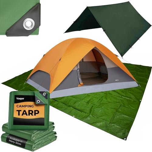Telo Sottotenda O Telo Campeggio Pavimento. Telo Impermeabile Esterno Occhiellati. Protezione Resistente Con Teli Copritutto, Teli In Plastica E Tessuti Impermeabili. (2x3m)