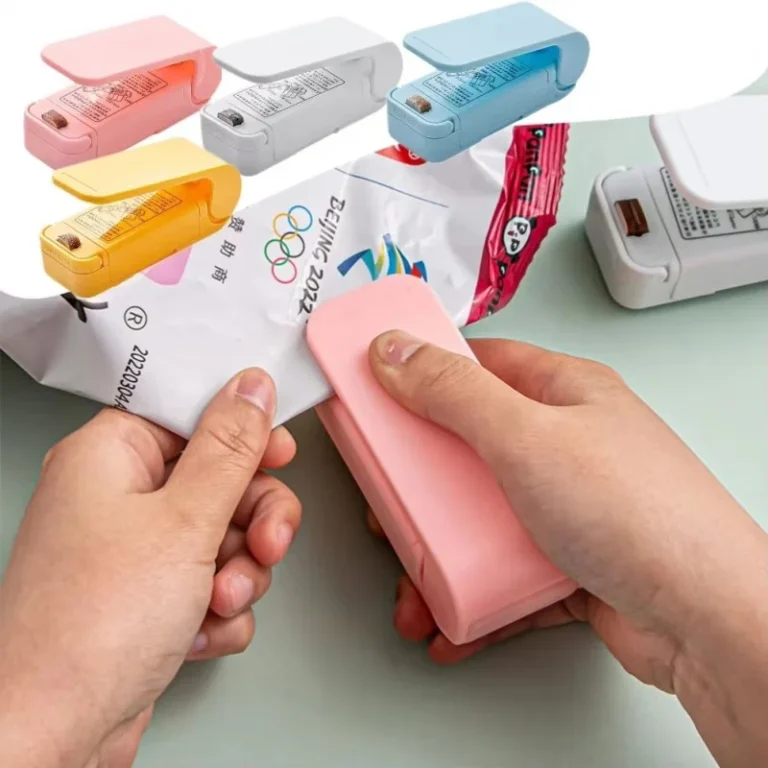 1/2/3 Pezzi Mini Sigillatrice Termica Portatile per Sacchetti, Chiusura di Buste in Plastica per Alimenti - Shoptips.it