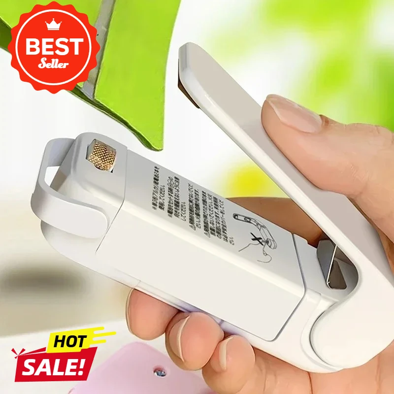 Mini Sigillatrice Termica per Sacchetti, Chiusura Portatile per Buste di Plastica e Alimenti, Sigillatrice Termica per Imballaggi Alimentari