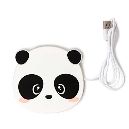 Legami - Scalda Tazza Usb, Warm it up, 10x10 cm, in Vinile, Ideale per Tazze e Bicchieri con Fondo Piatto, Ingresso USB, Tema Panda