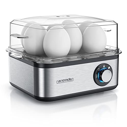 Cuociuova arendo inox 500 W da 1 a 8 uova