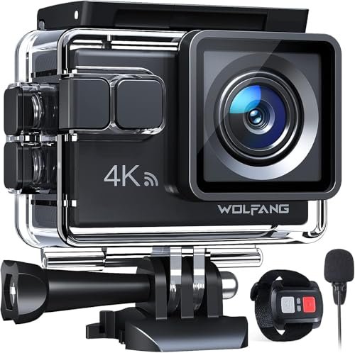 Action cam WOLFANG GA100 4K 30FPS 20MP WiFi