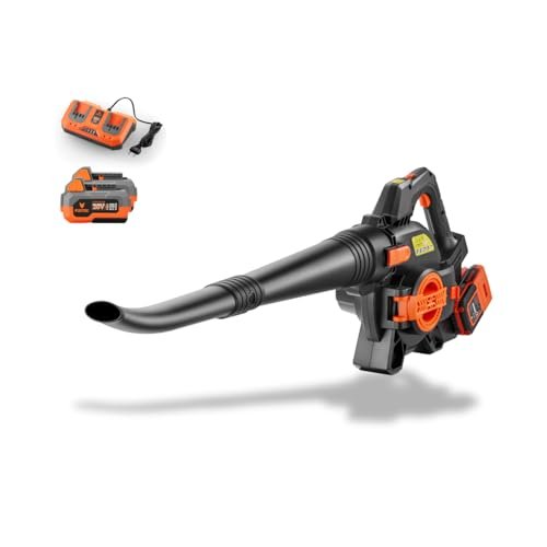 Soffiatore aspirafoglie FUXTEC 40V 2-in-1 con set completo
