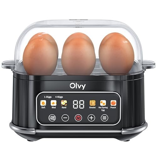 Cuociuova Olvy con timer LCD 6 in 1