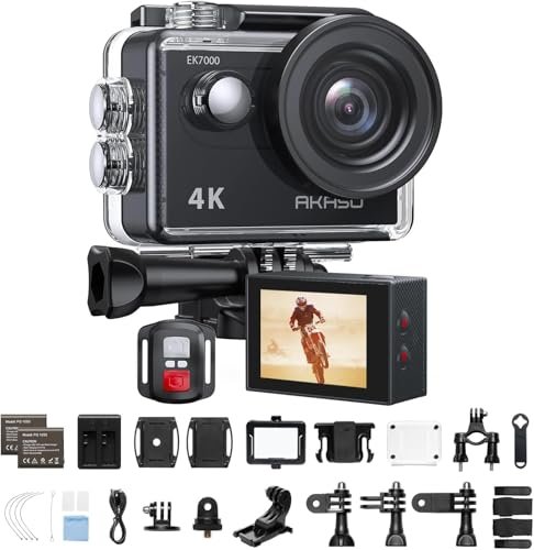 Action cam AKASO EK7000 4K 30FPS subacquea WiFi 20MP