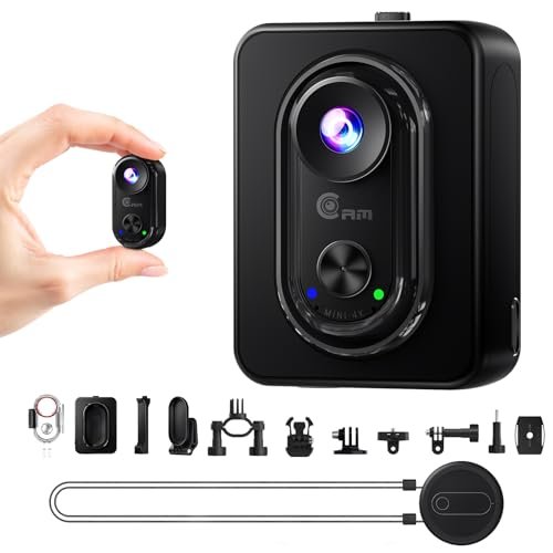 TIMNUT 4K Mini Action Cam body cam magnetica con WiFi