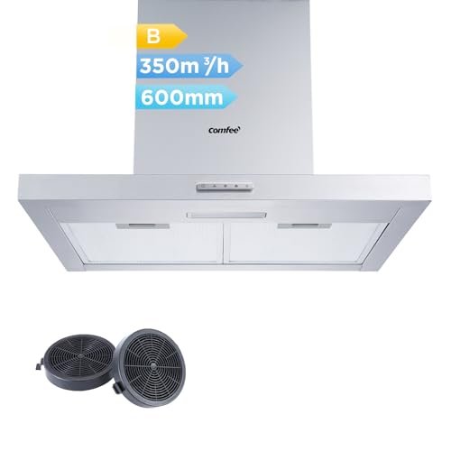 Cappa aspirante COMFEE a forma di T 60cm 350 m3/h