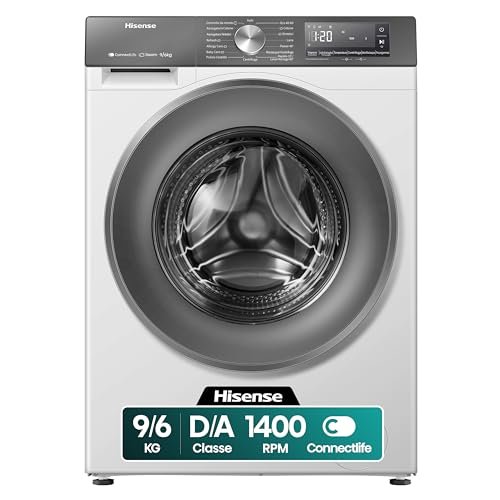 Lavasciuga Hisense WD3S9043BW7 9+6 kg 1400 rpm vapore