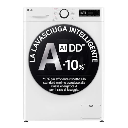 Lavasciuga LG AI DD D4R5010TSWS 10/6 kg Serie R5
