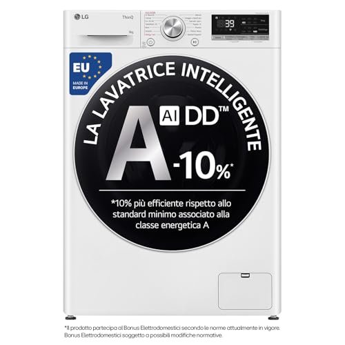 Lavatrice LG AI DD F4R709TAIDD 9 kg 1400 giri