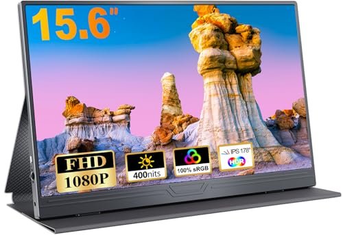 CUIUIC monitor portatile 15.6 IPS FHD HDR