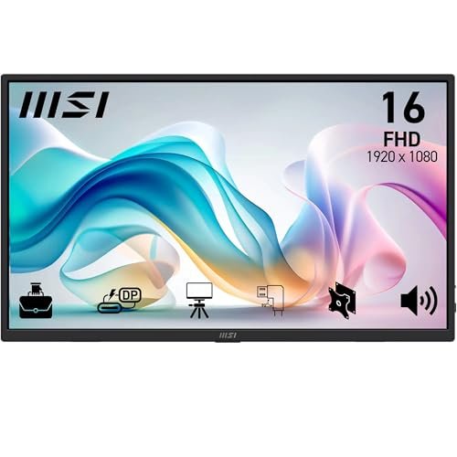MSI PRO MP165A E6 monitor portatile 15.6