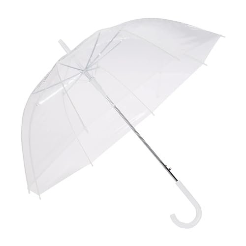 Amazon Basics Ottagonale Ombrello a cupola, 34.5 inch, trasp