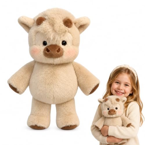 Amycute Peluche Mucca Corre, Pupazzo Che Corre Animale Peluc