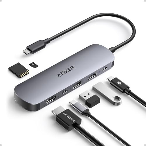 Anker hub USB C 7 in 1, adattatore Type-C multiporta per lap